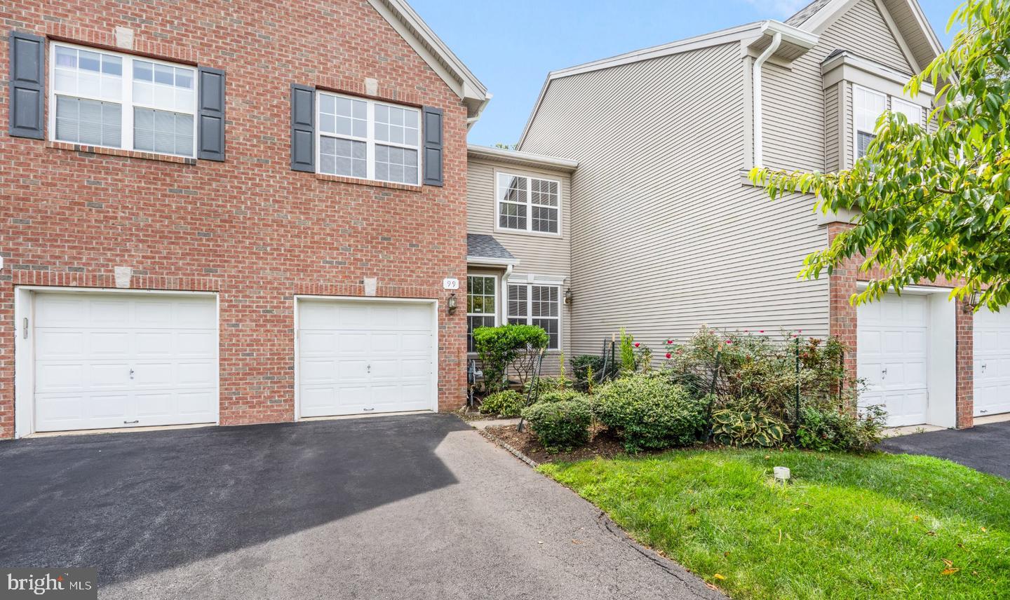 99 Warwick Road Princeton Junction, NJ 08550 - Photo 1 of 45 Charming brick-front townhouse exterior.