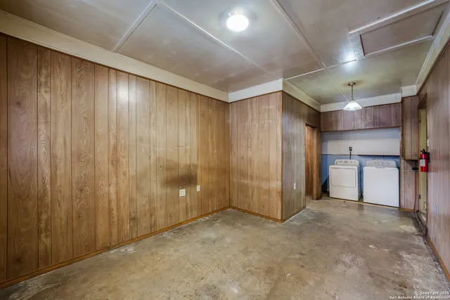 a view of a wooden deck