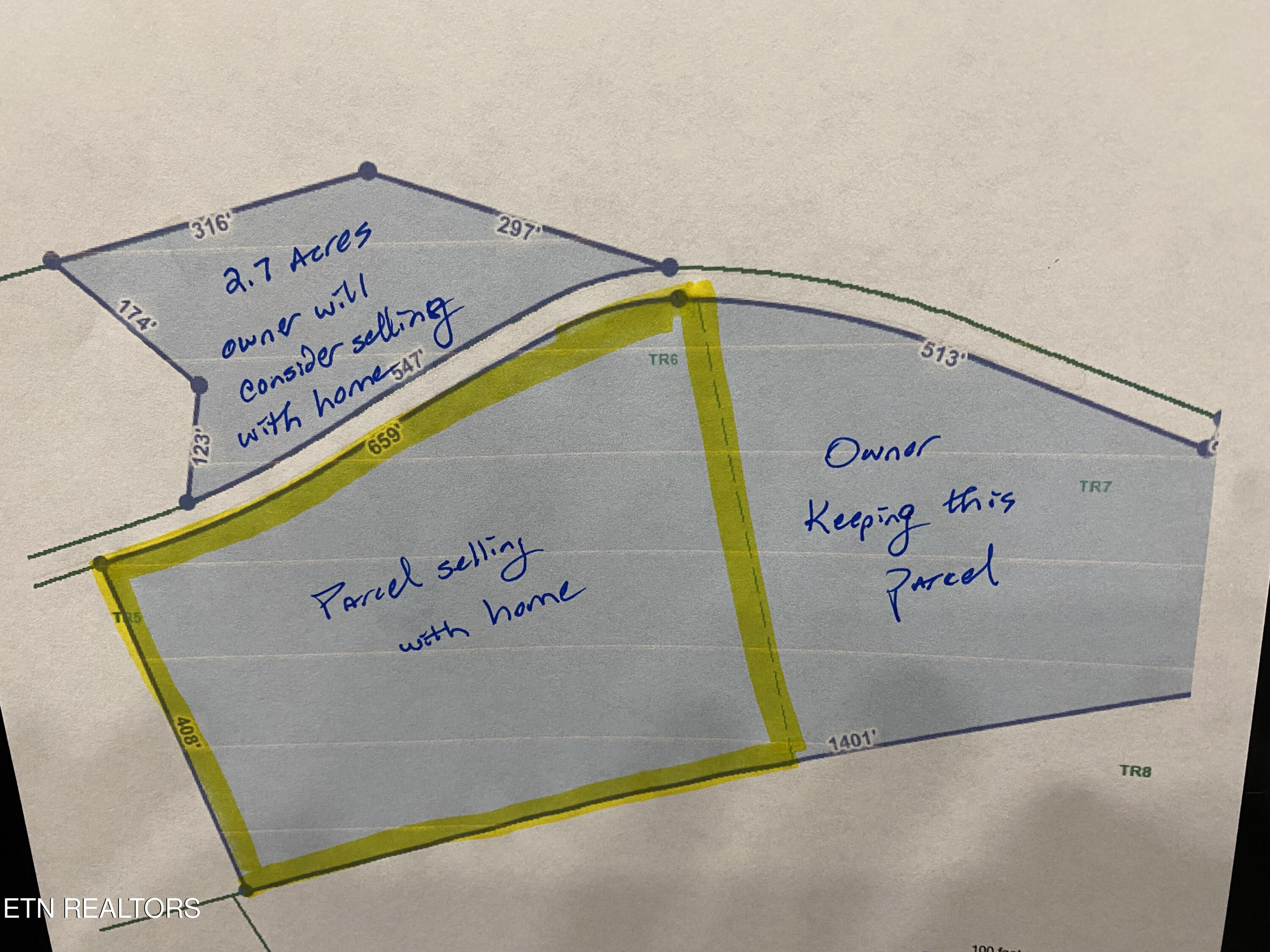 550 Ridge Lane Monterey, TN 38574 - Photo 60 of 60 Parcel Breakdown jpeg