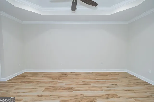 a view of an empty room