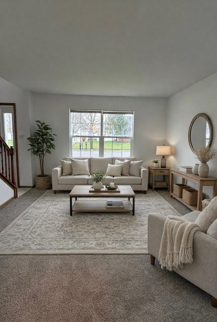 1004 Ann Street Joliet, IL 60435 - Photo 2 of 33 a living room with furniture and a large window