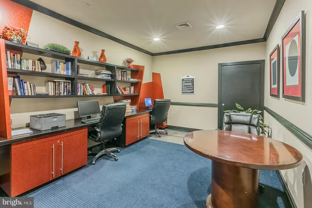 a view of a room with an empty space