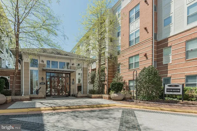 a front view of a building