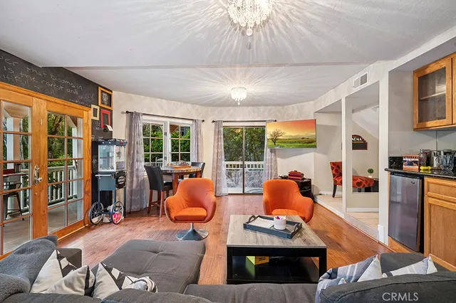 a room with furniture and a window