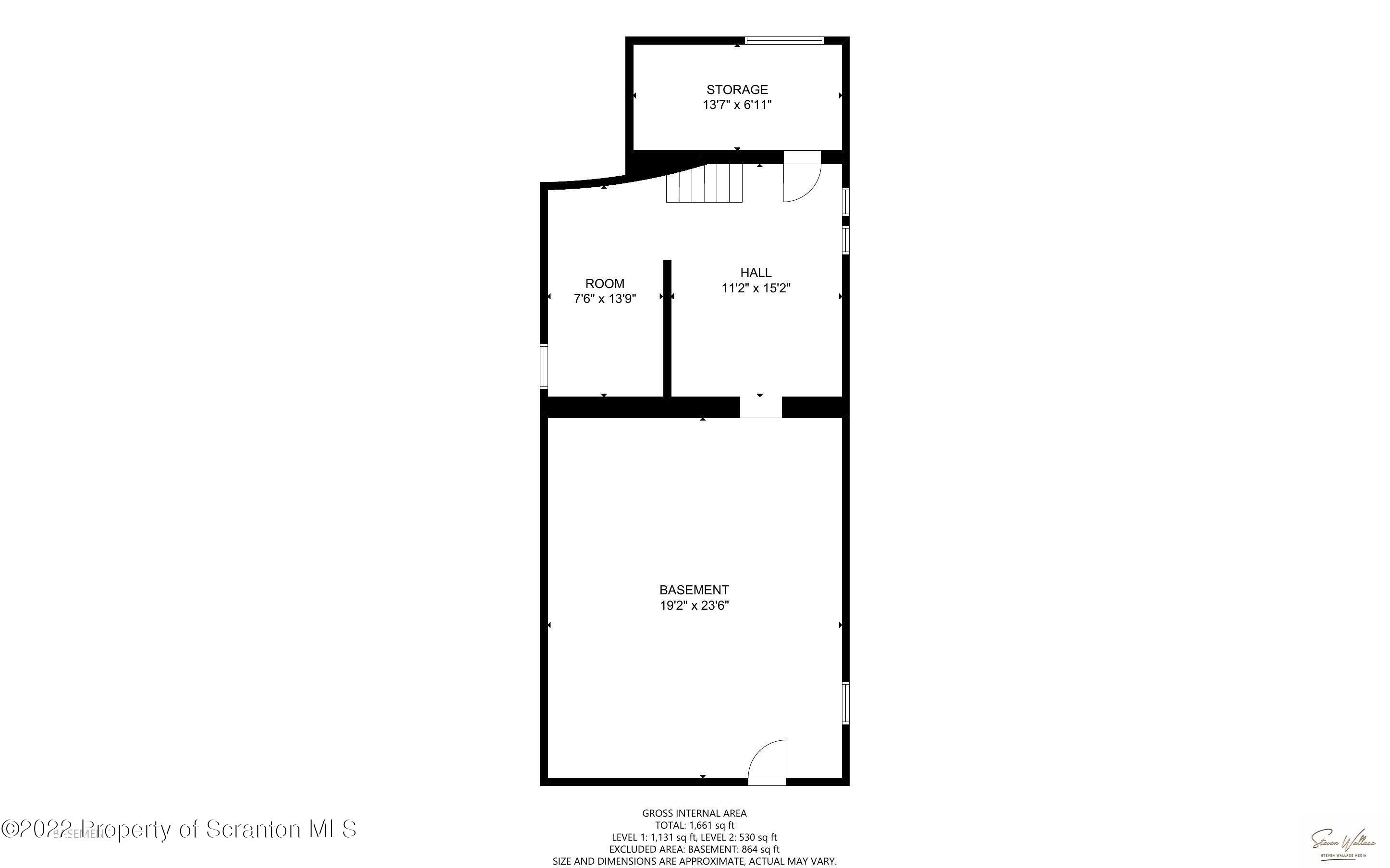 115 West High Street Taylor, PA 18517 - Photo 34 of 38 a picture of floor plan
