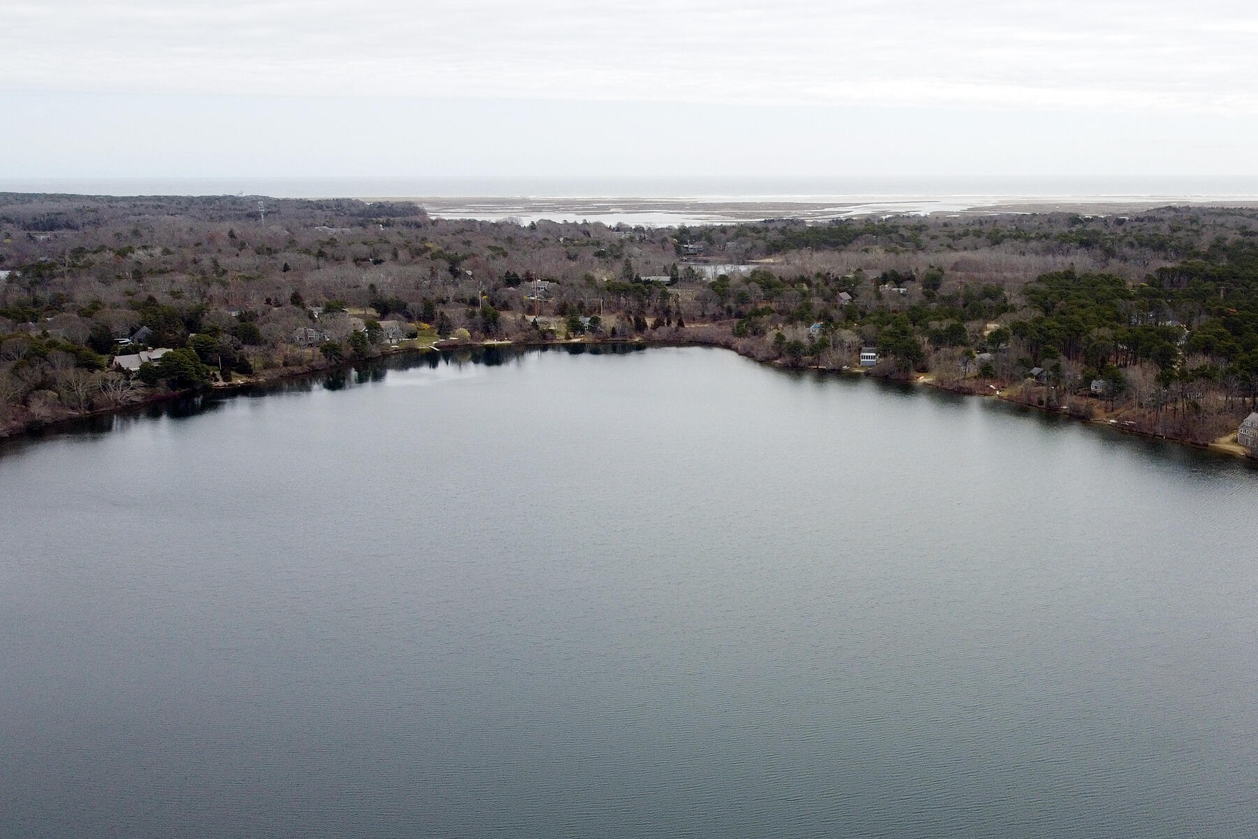 75 Lawton Road Eastham, MA 02642 - Photo 3 of 27 an aerial view of mountain with trees