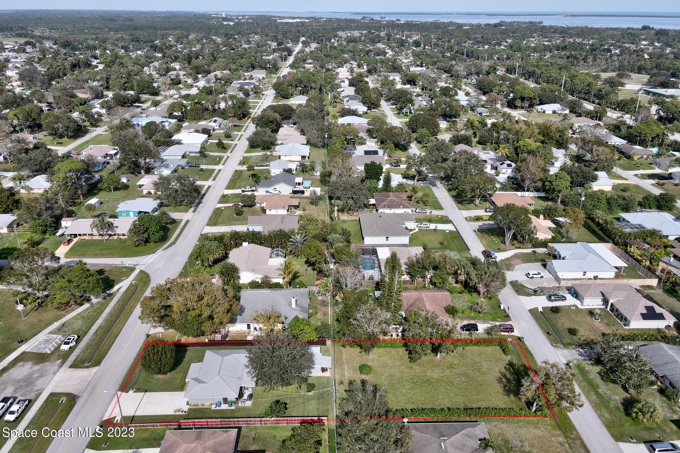 461 Easy Street Sebastian, FL 32958 - Photo 25 of 31 an aerial view of residential houses with city view