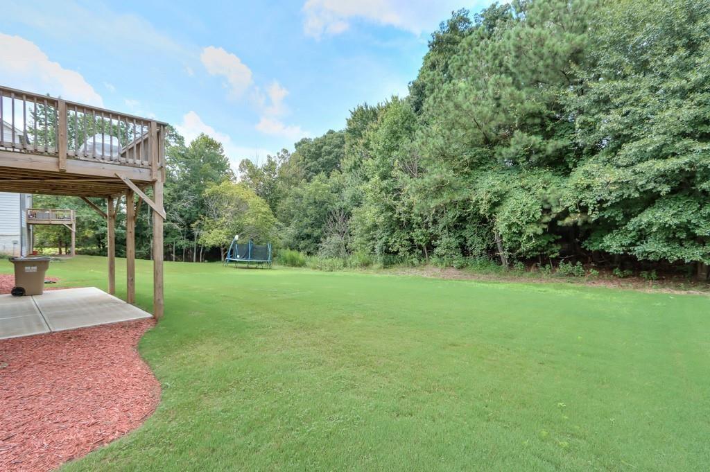 4688 Cantrell Road Flowery Branch, GA 30542 - Photo 37 of 39 a view of a house with a backyard