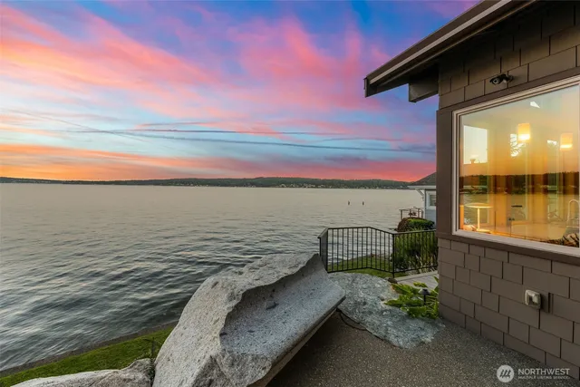 a view of ocean from a balcony