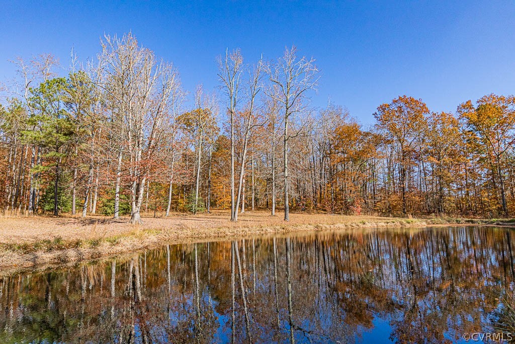 18162 Teman Road Beaverdam, VA 23015 - Photo 44 of 47 a view of a lake with a house in the background