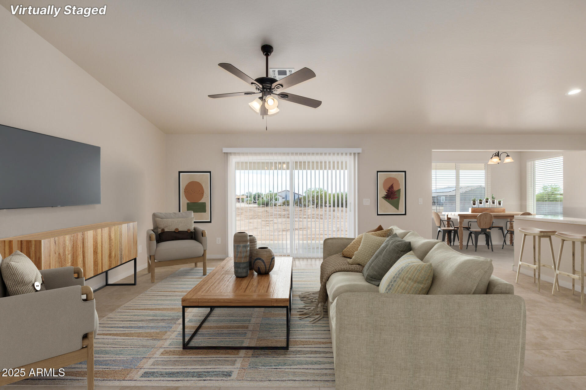 20375 West Carver Road Buckeye, AZ 85326 - Photo 8 of 44 a living room with furniture and a large window