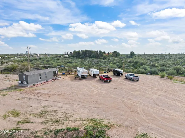 a room with cabinets and wooden floor