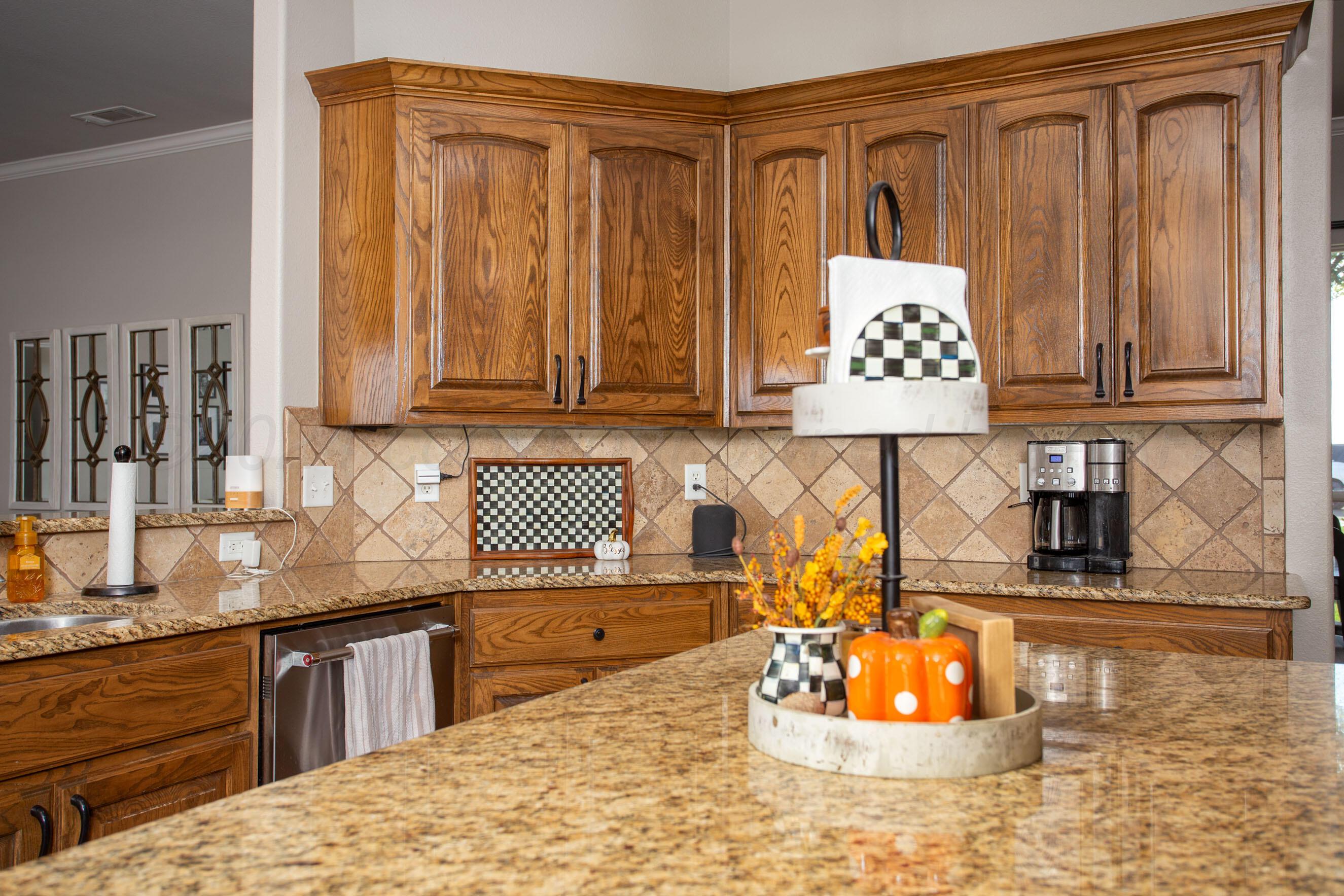 18500 Morning Star Road Bushland, TX 79124 - Photo 15 of 47 a kitchen with stainless steel appliances granite countertop a sink and cabinets