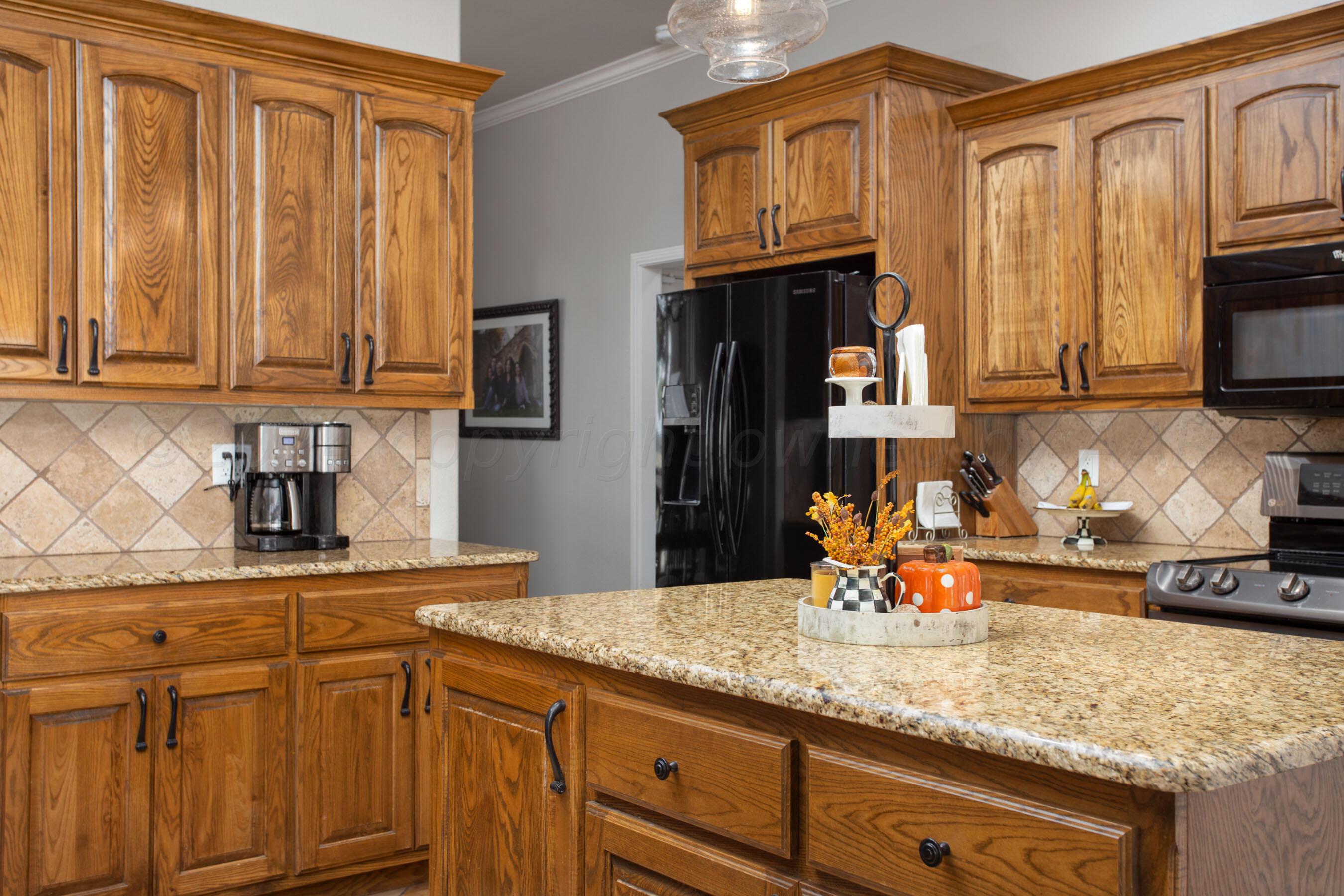 18500 Morning Star Road Bushland, TX 79124 - Photo 16 of 47 Large kitchen with island