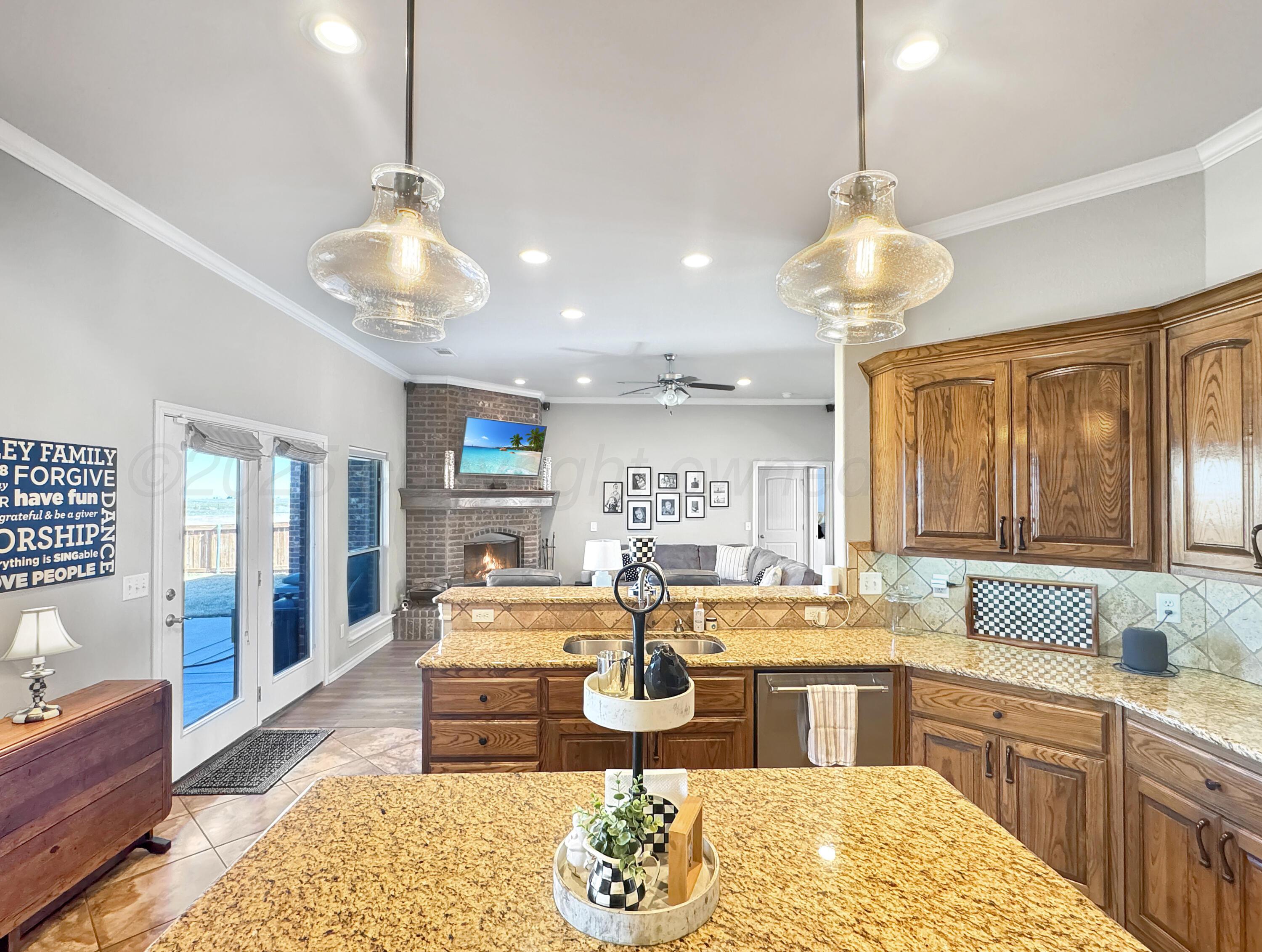 18500 Morning Star Road Bushland, TX 79124 - Photo 10 of 47 a large kitchen with a table and chairs in it