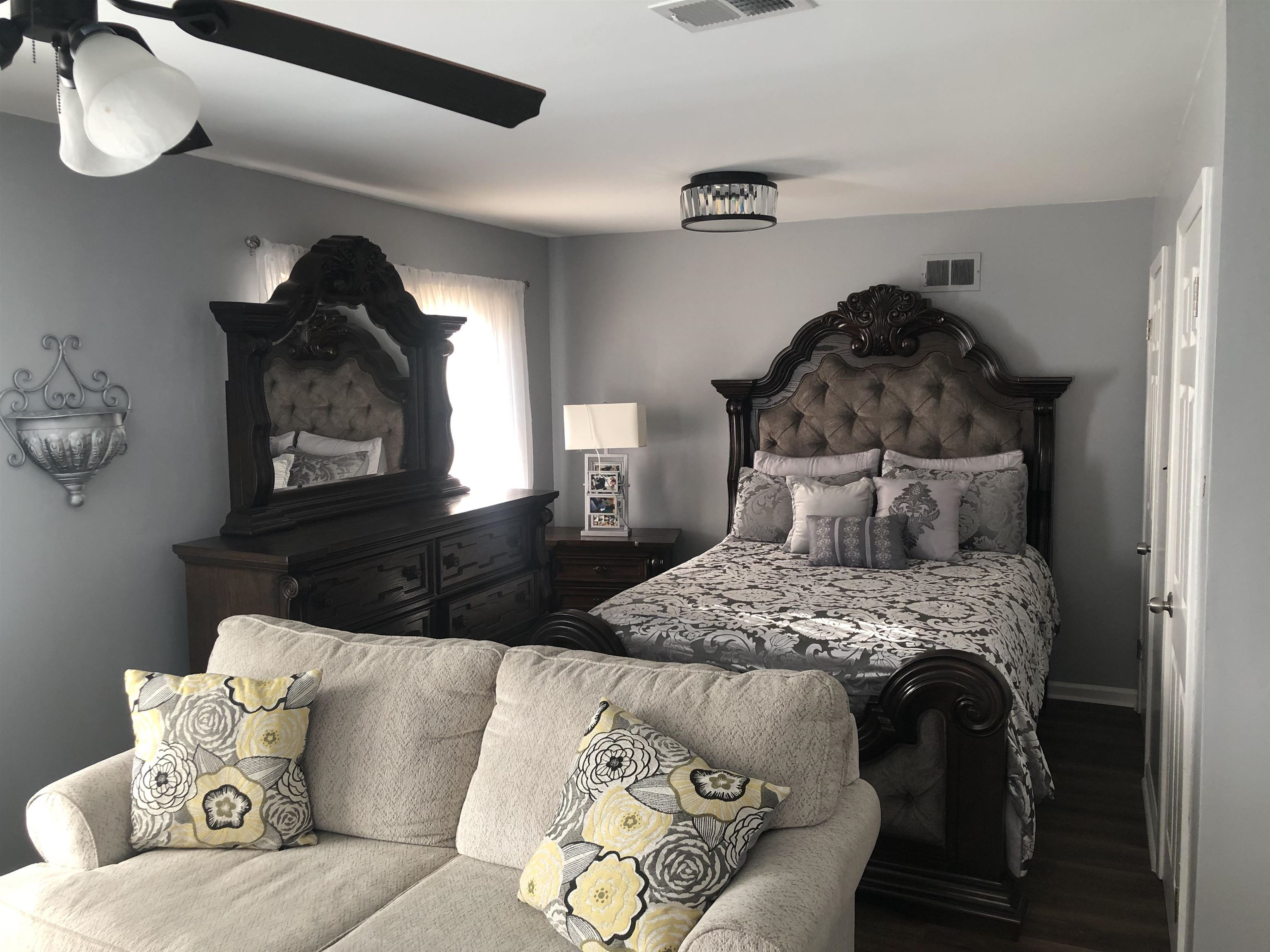 1563 Railton Road Memphis, TN 38111 - Photo 7 of 17 Bedroom with wood finished floors and a ceiling fan