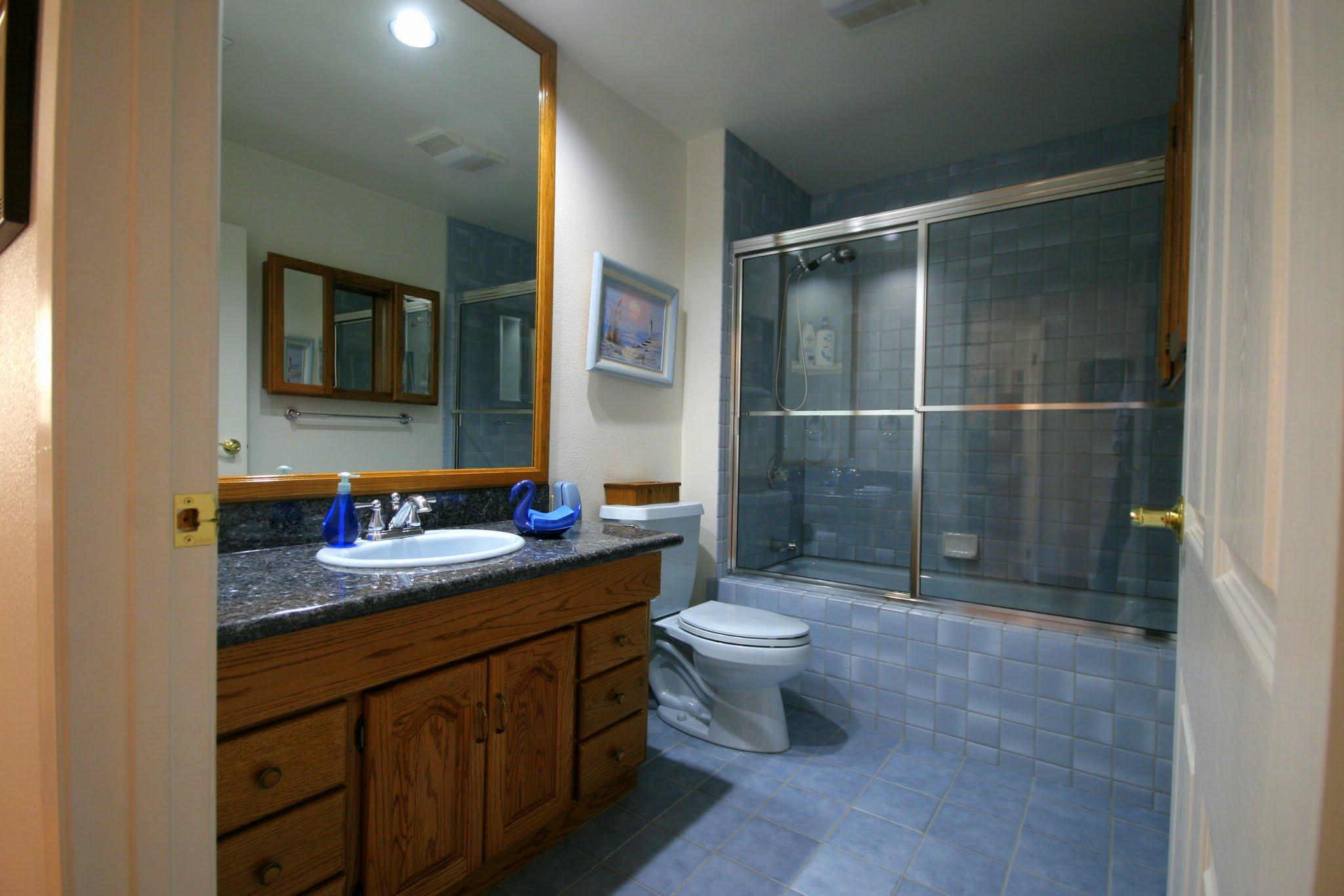 34421 Red Rover Mine Road Acton, CA 93510 - Photo 33 of 52 a bathroom with a sink a toilet and shower
