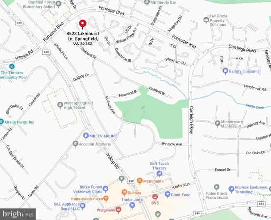 $715,500 | 8523 Lakinhurst Lane, Springfield, VA 22152