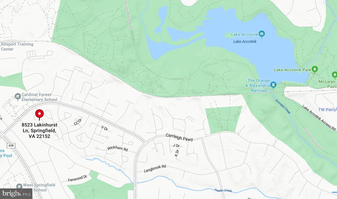 8523 Lakinhurst Lane Springfield, VA 22152 - Photo 69 of 76 Enjoy the outdoors at nearby Lake Accotink Park