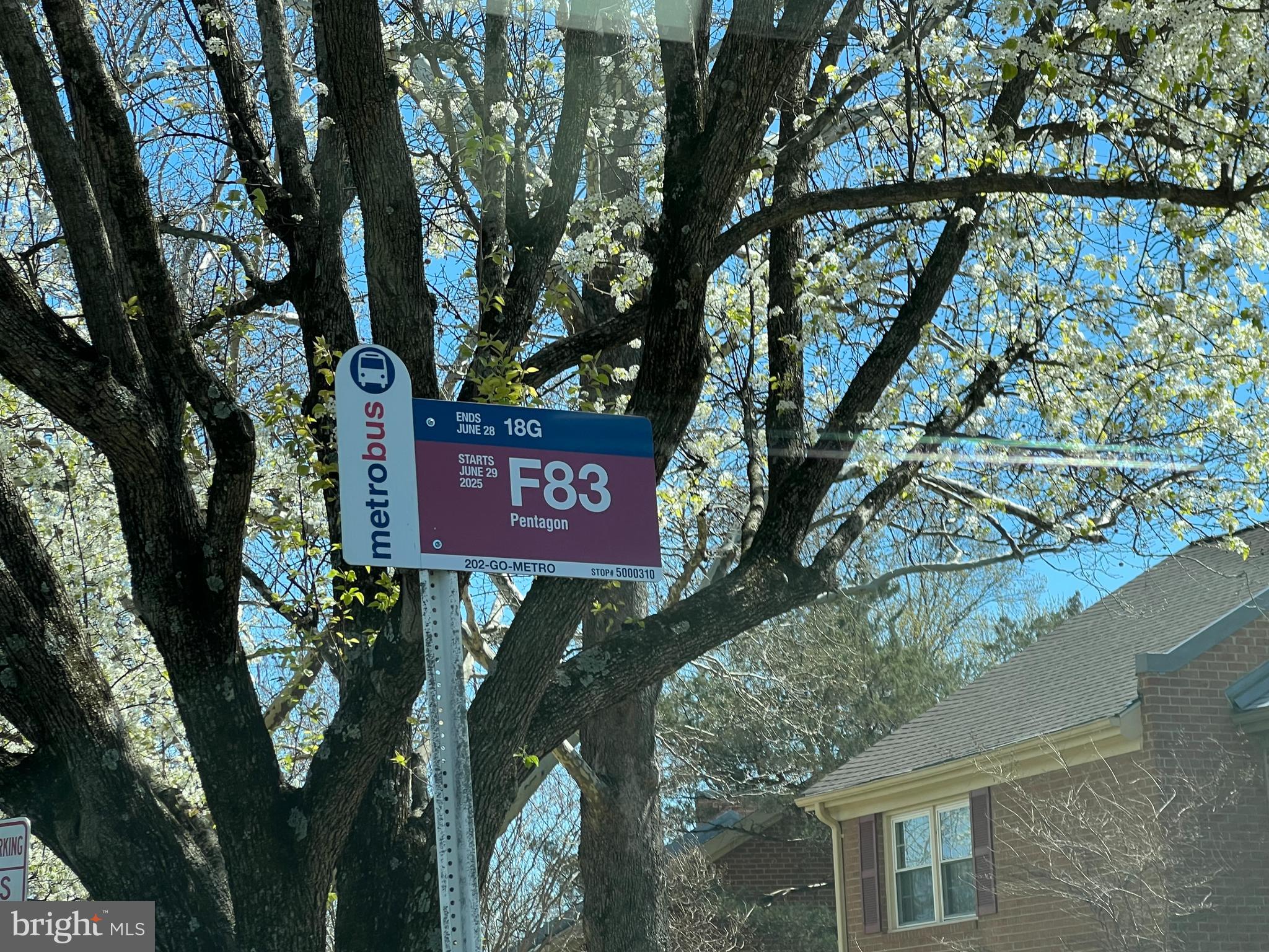 8523 Lakinhurst Lane Springfield, VA 22152 - Photo 70 of 77 Bus stop at corner of Lakinhurst & Forrester