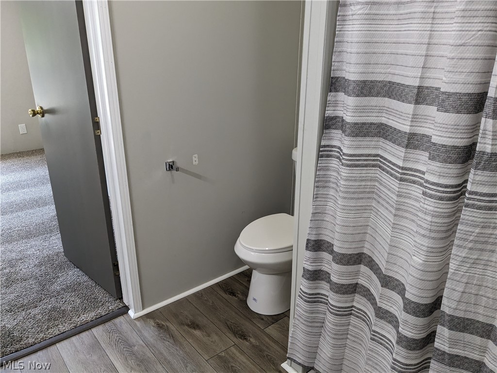 73455 Seminary Road Kimbolton, OH 43749 - Photo 21 of 28 Bathroom with toilet and wood-type flooring