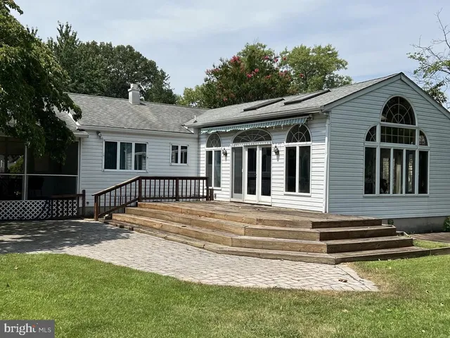 a backyard of a house