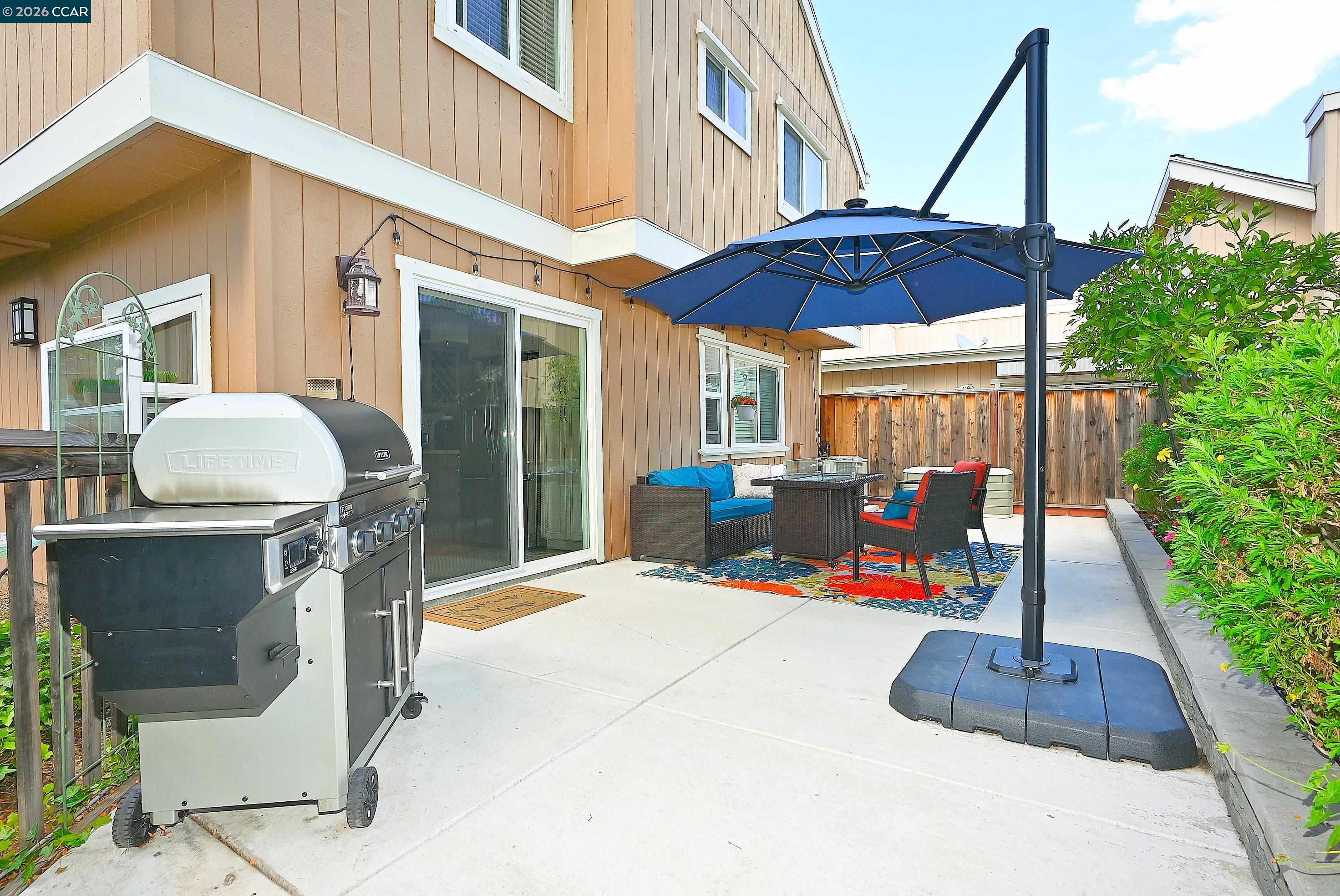 4284 Dubhe Court Concord, CA 94521 - Photo 32 of 46 a outdoor space with the patio couches and a potted plant
