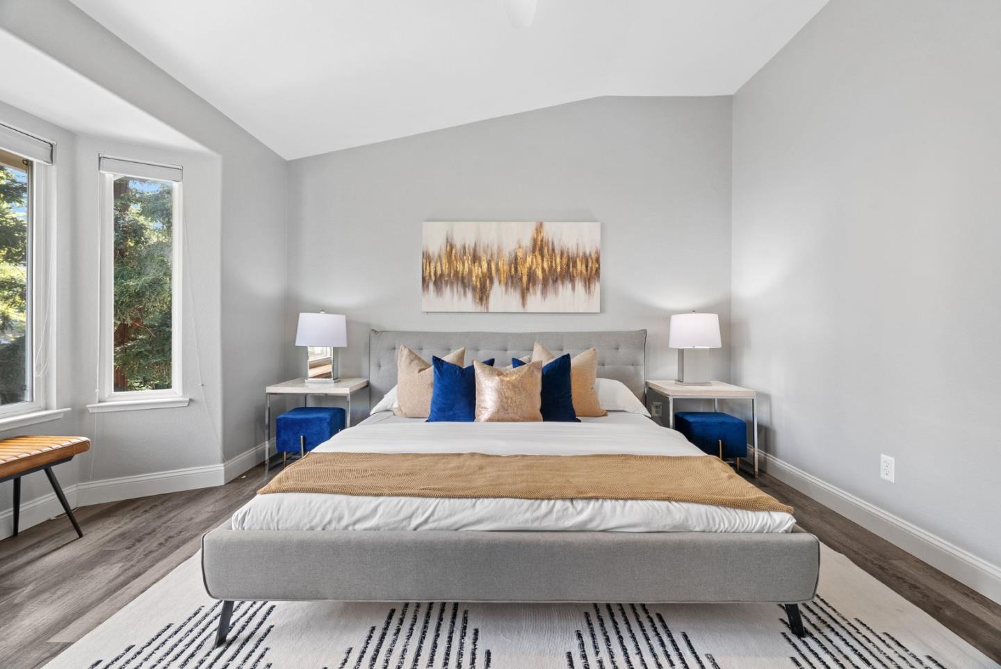 56 Lavender Court Tracy, CA 95376 - Photo 21 of 56 a bed sitting in a bedroom next to a window