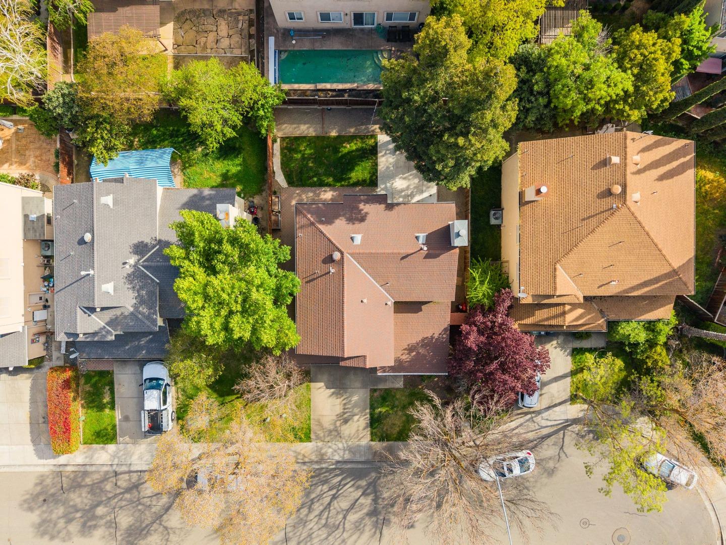 56 Lavender Court Tracy, CA 95376 - Photo 41 of 56 an aerial view of a house with a yard