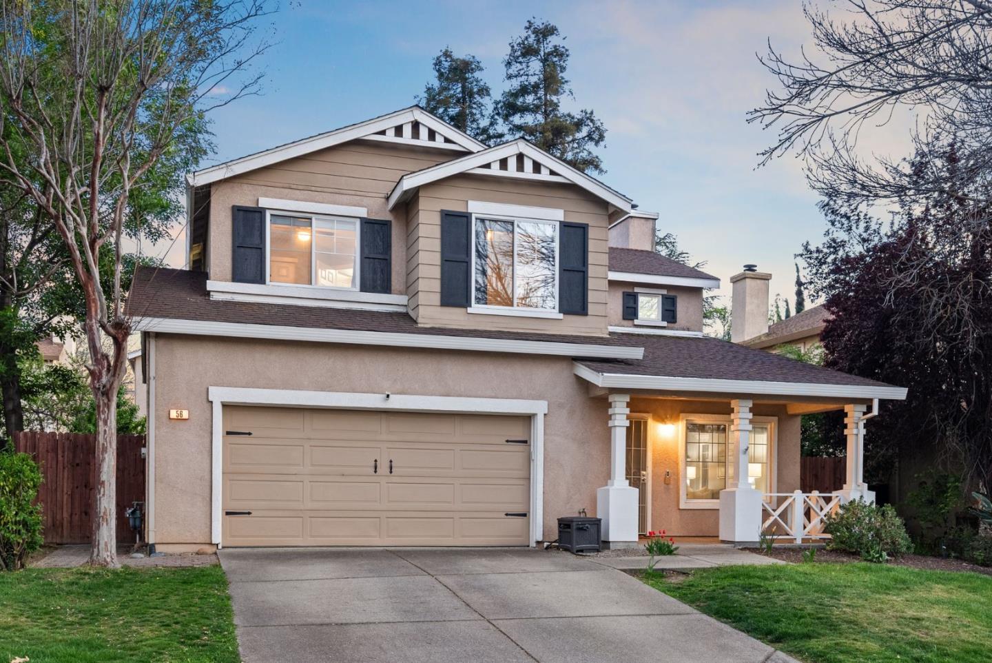 56 Lavender Court Tracy, CA 95376 - Photo 47 of 56 front view of a house with a yard