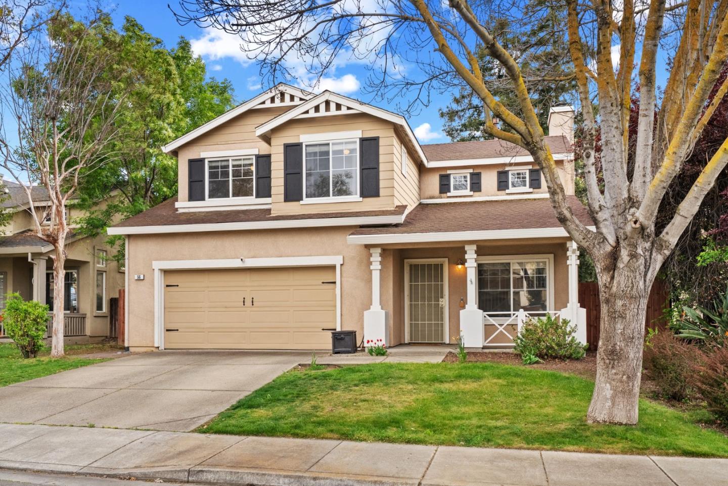 56 Lavender Court Tracy, CA 95376 - Photo 48 of 56 a front view of a house with a garden
