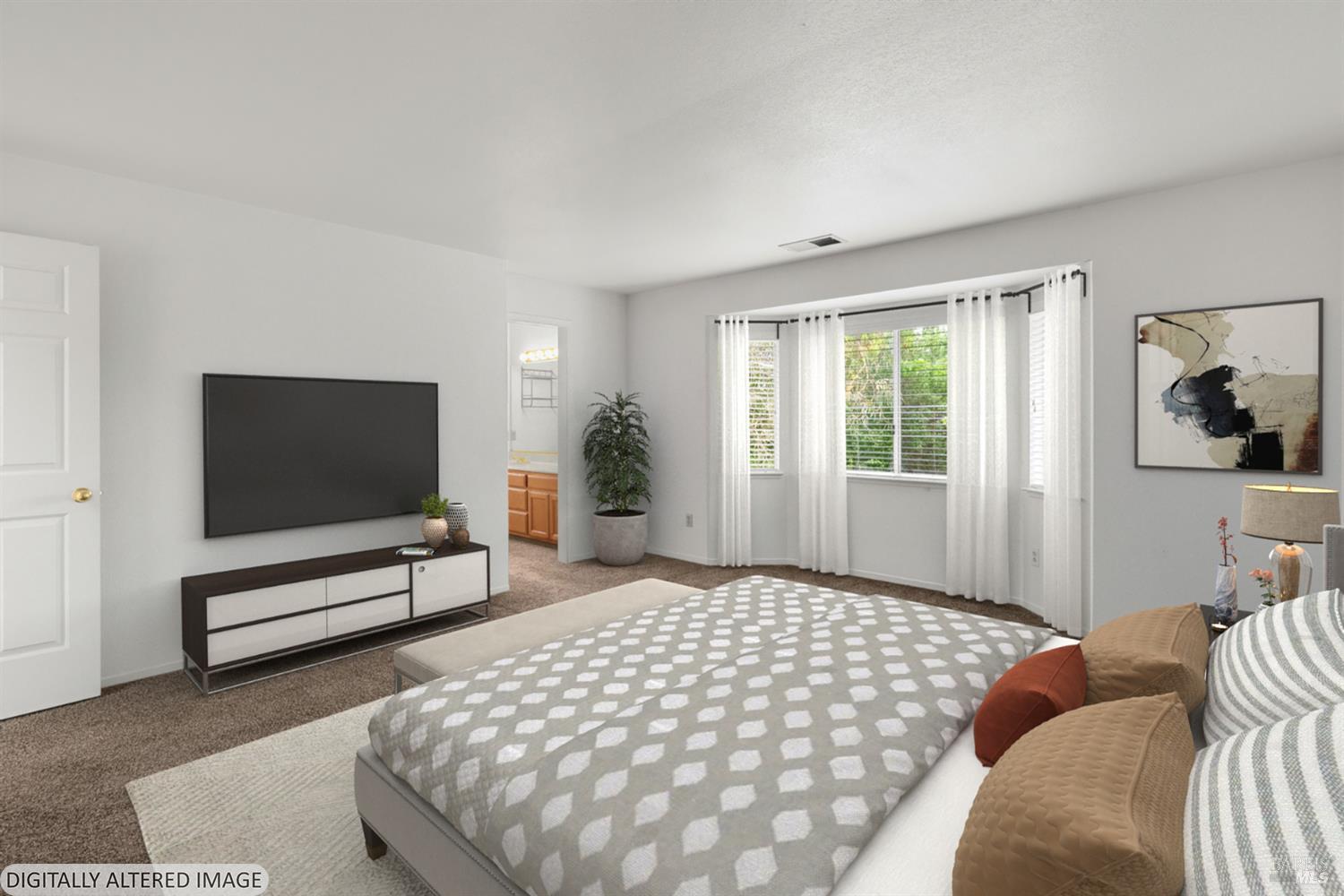 2319 Jennings Avenue Santa Rosa, CA 95401 - Photo 17 of 34 Primary bedroom with virtual staging.