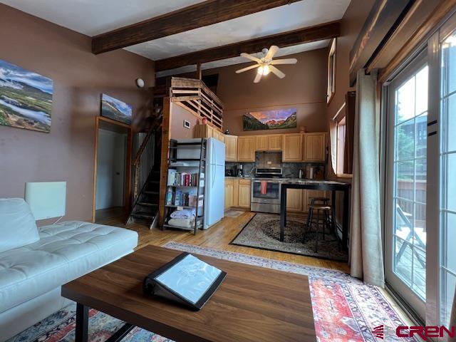 31 Castle Road, Unit 5 Crested Butte, CO 81225 - Photo 7 of 24 a living room with lots of furniture and a rug
