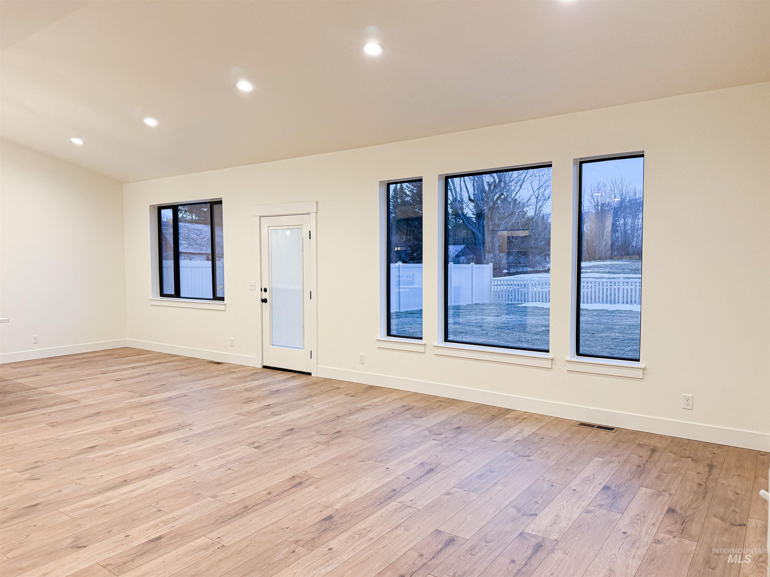 235 Whitman Street Albion, ID 83311 - Photo 8 of 23 Spare room with light wood-style flooring and recessed lighting