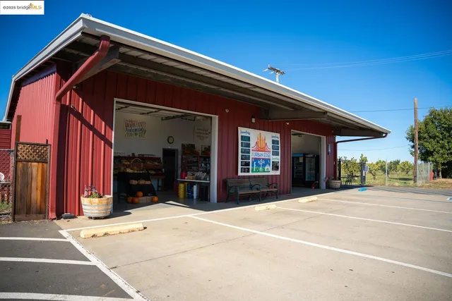 a room with storage and racks