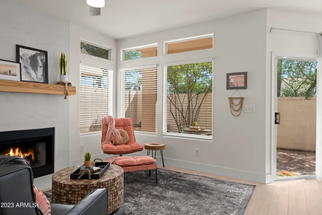 a kitchen with stainless steel appliances kitchen island granite countertop a sink and cabinets