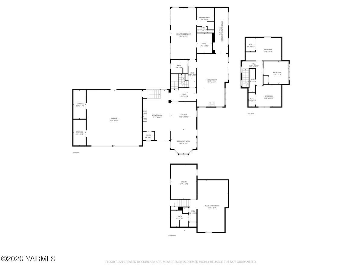 31 Gilbert Road Zillah, WA 98953 - Photo 47 of 59 All_Floors_w/Dimensions