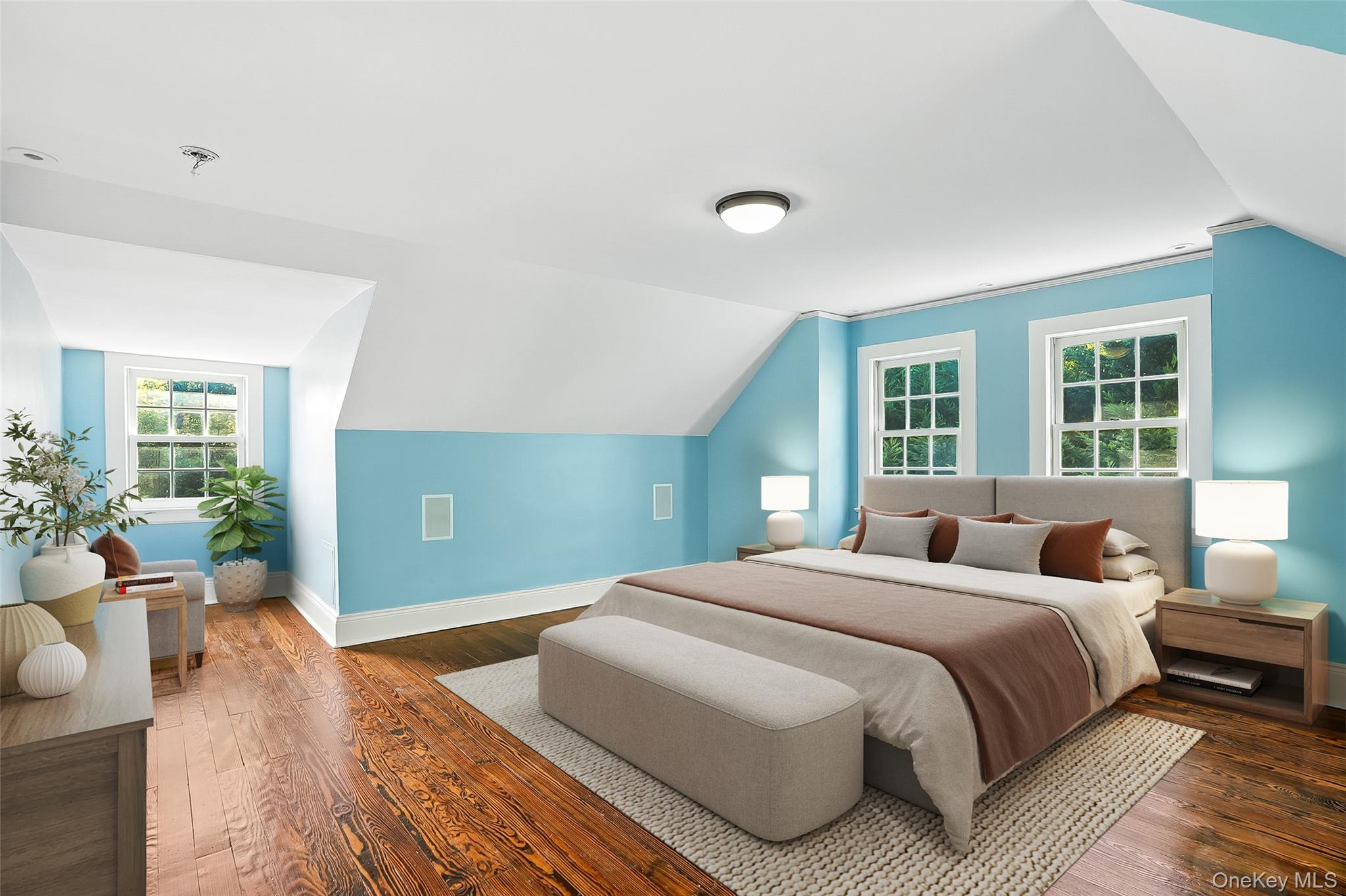 14 Mendota Avenue Rye, NY 10580 - Photo 18 of 33 a bedroom with a bed and glass window