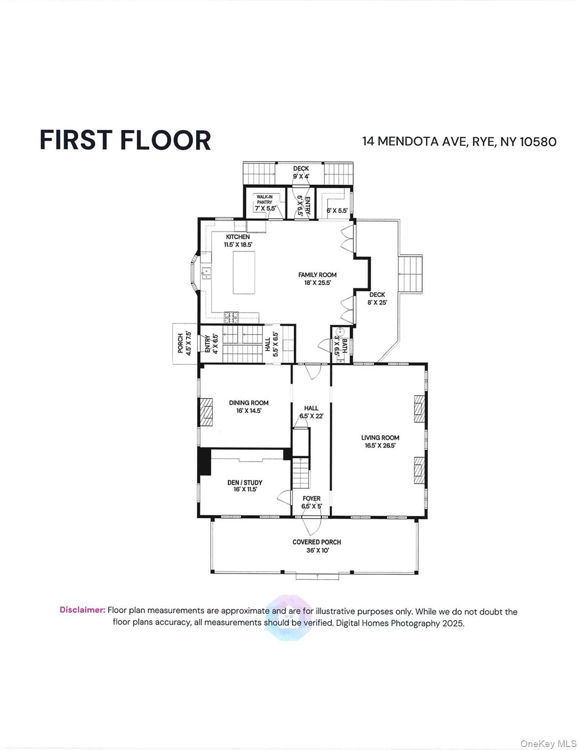 14 Mendota Avenue Rye, NY 10580 - Photo 30 of 33 a picture of a floor plan