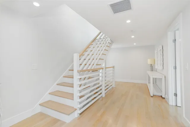 a view of entryway with stairs