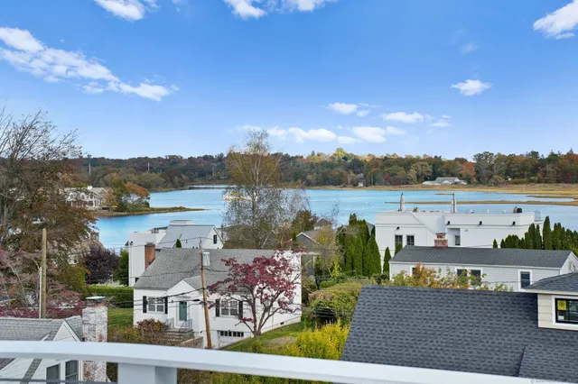 a view of a city from a lake