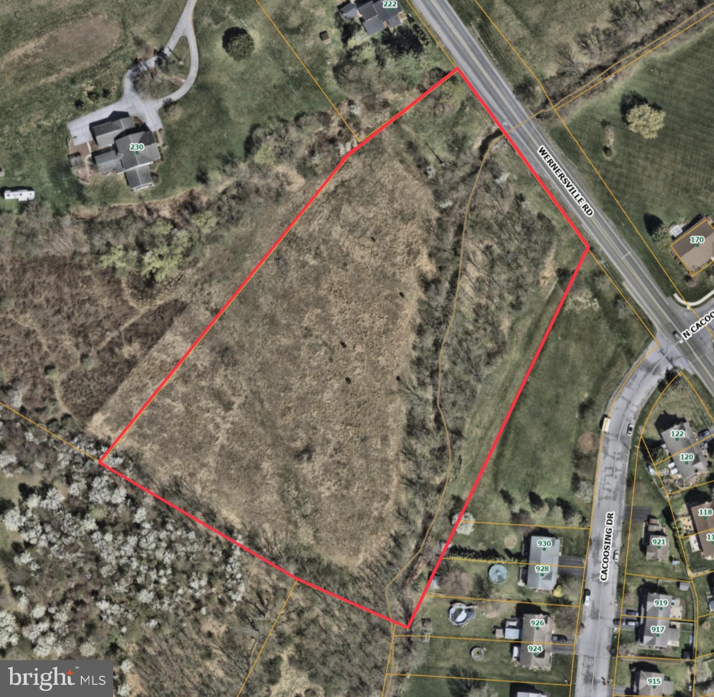0 Wernersville Road Reading, PA 19608 - Photo 1 of 4 Approximate plot of the land