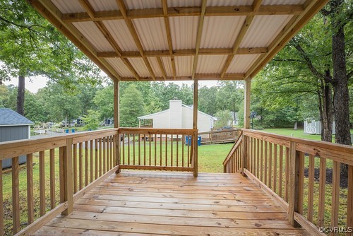 4407 Parrish Branch Road Midlothian, VA 23112 - Photo 34 of 35 a view of a wooden deck