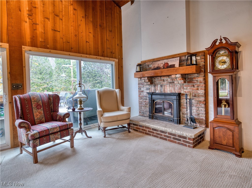 9696 Thwing Road Chardon, OH 44024 - Photo 16 of 35 Wood burner in great room
