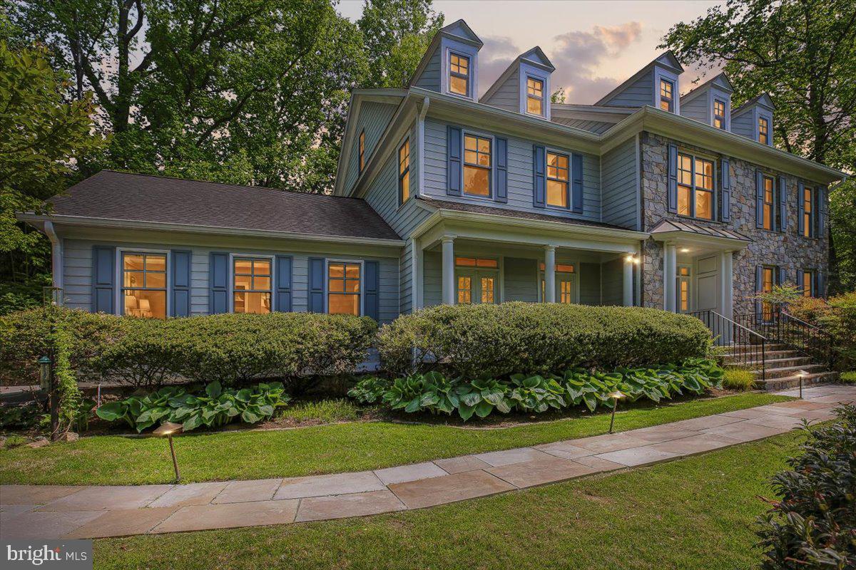 6302 Walhonding Road Bethesda, MD 20816 - Photo 100 of 101 twilight front exterior