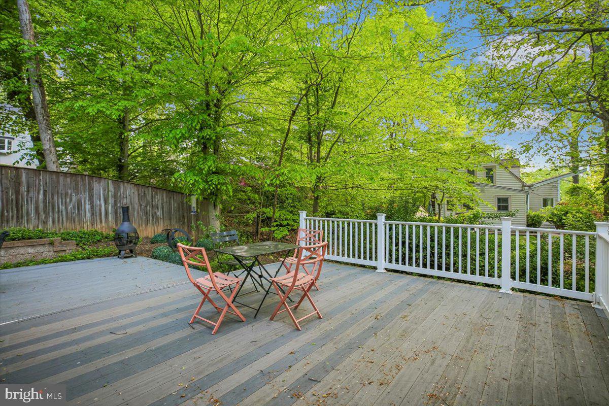6302 Walhonding Road Bethesda, MD 20816 - Photo 90 of 101 Rear Exterior Deck