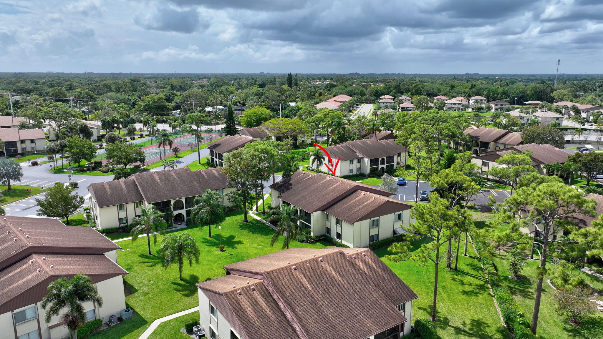 335 Knotty Pine Circle, Unit A1 Greenacres, FL 33463 - Photo 24 of 31 Aerial View of the Building