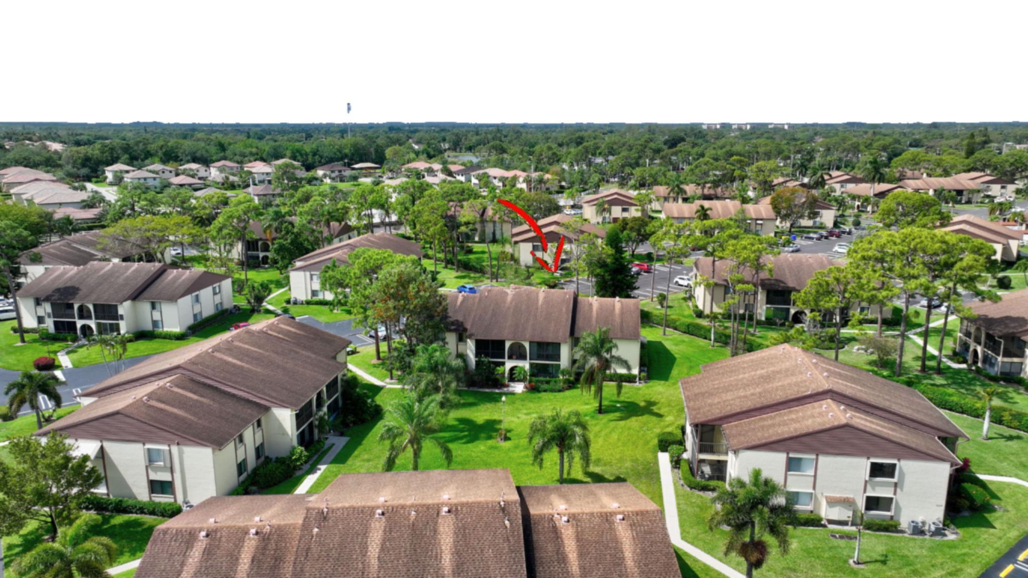 335 Knotty Pine Circle, Unit A1 Greenacres, FL 33463 - Photo 27 of 31 Aerial View of the Building