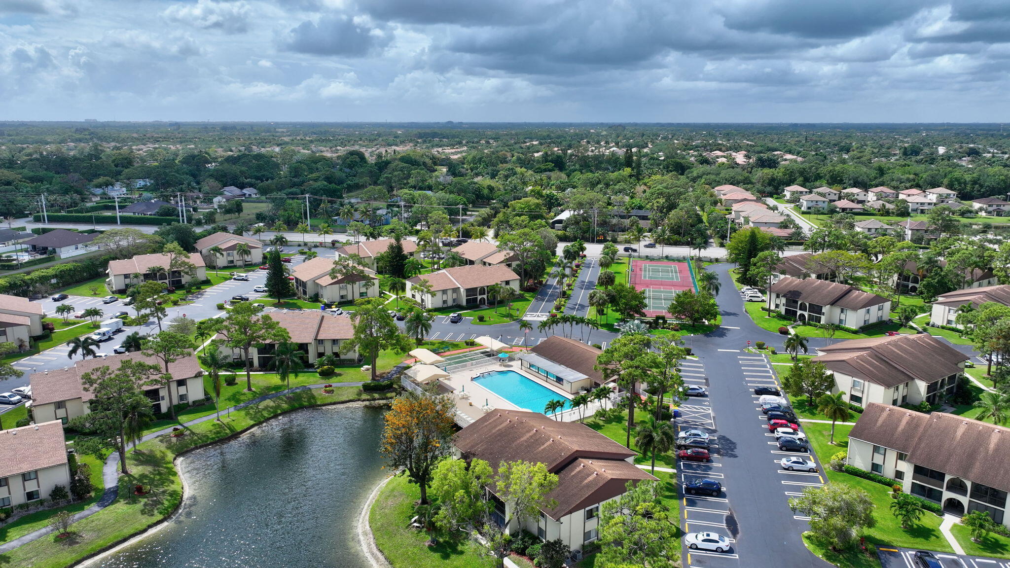 335 Knotty Pine Circle, Unit A1 Greenacres, FL 33463 - Photo 29 of 31 Aerial of the Community & Amenities
