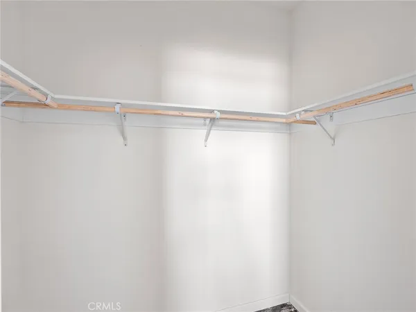 a close view of closet